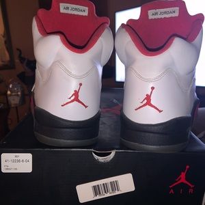 Air Jordan “fire red 5s”